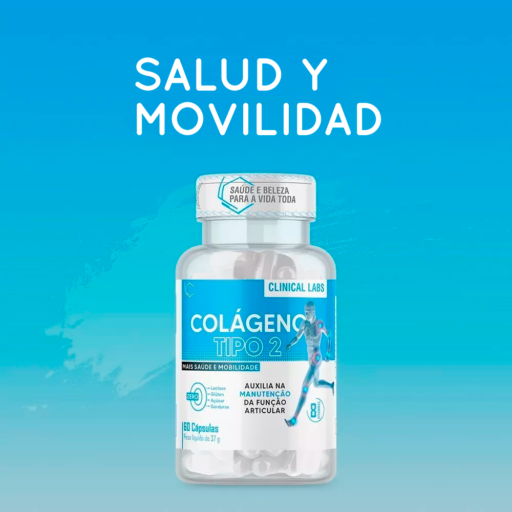 Colageno Tipo 2 + Vitaminas Rodilla Y Articulaciones 60 Caps