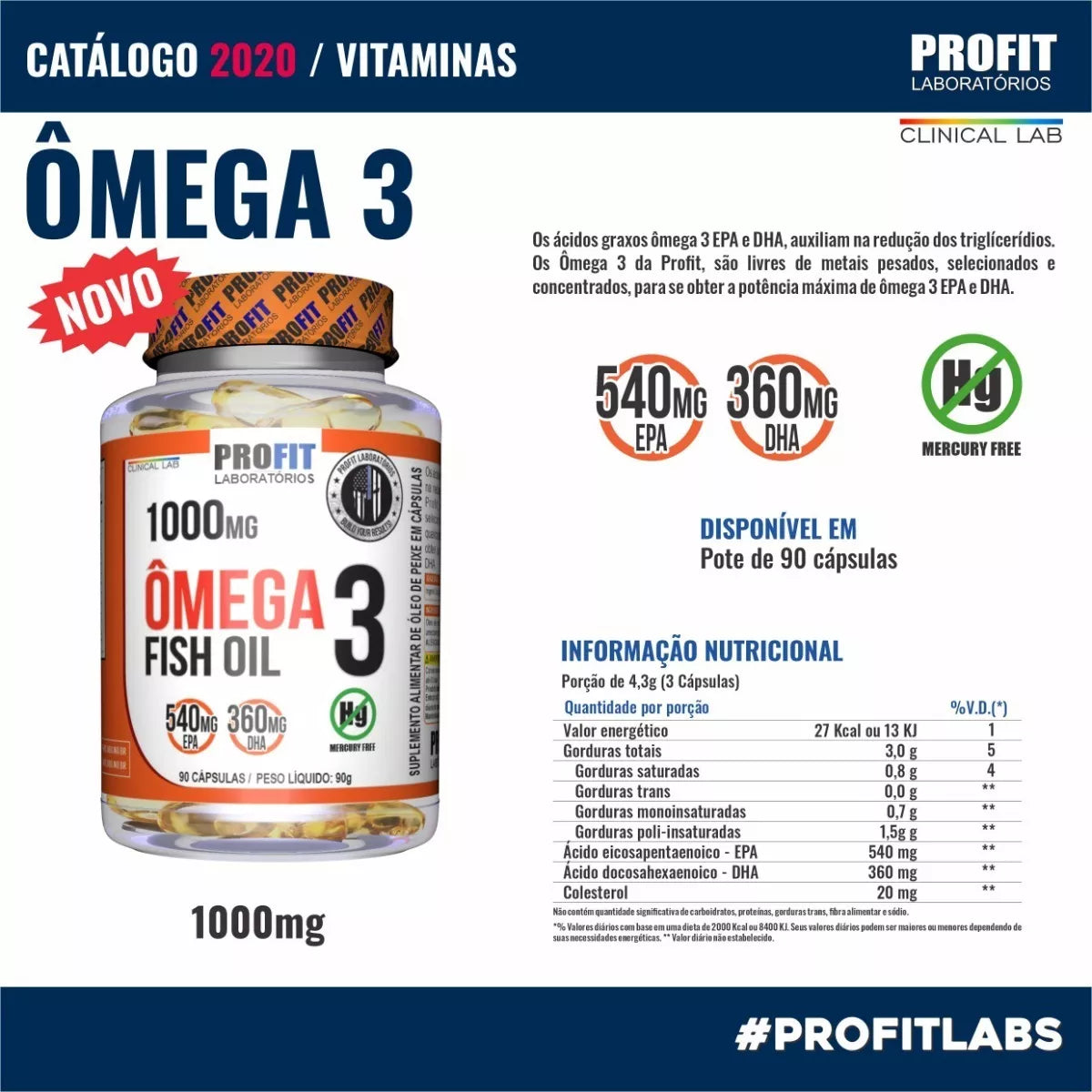 Omega 3 1000mg 90 Capsula Epa Dha Aceite De Pescado Premium